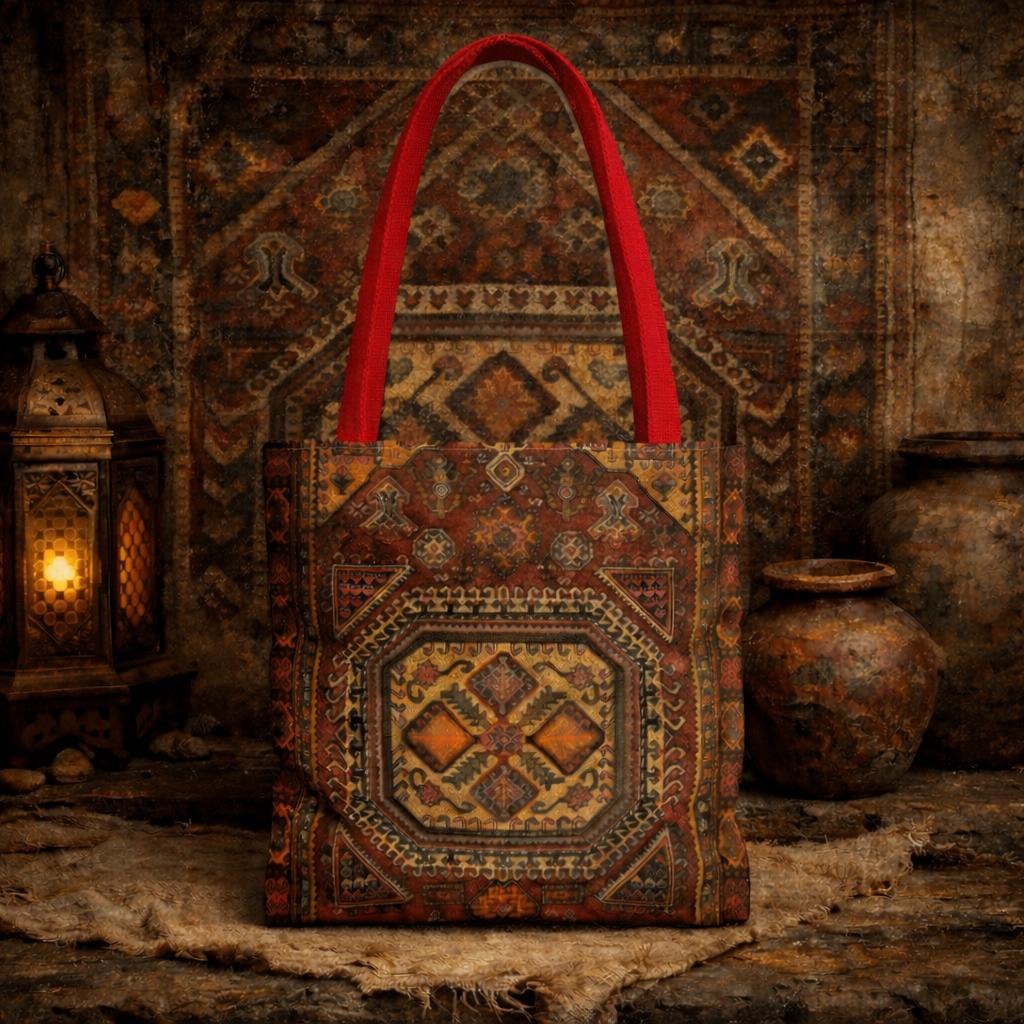 Morroccon style tote bag for books and clothes