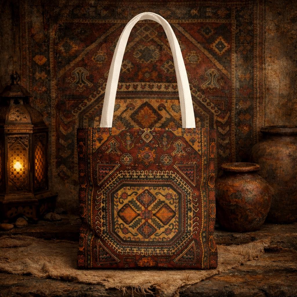 Morroccon style tote bag for books and clothes
